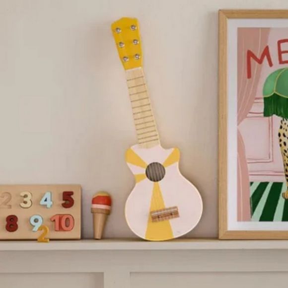 Κιθάρα Kids Concept Κίτρινο-λευκό στο Bebe Maison