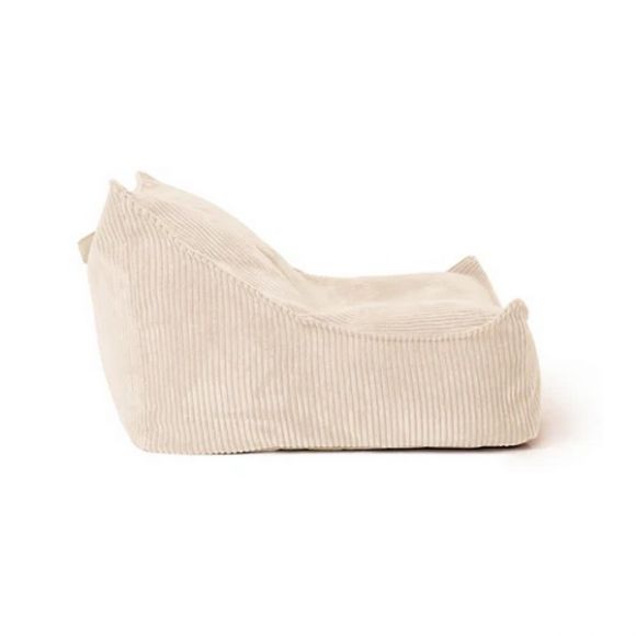 Υφασμάτινη πολυθρόνα - πουφ Kids Concept κρεμ στο Bebe Maison