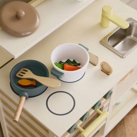 Ξύλινη κουζίνα Kids Concept KID'S HUB (λευκό) στο Bebe Maison