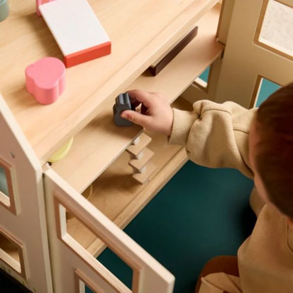 Ξύλινο κουκλόσπιτο Kids Concept τριώροφο AIDEN στο Bebe Maison