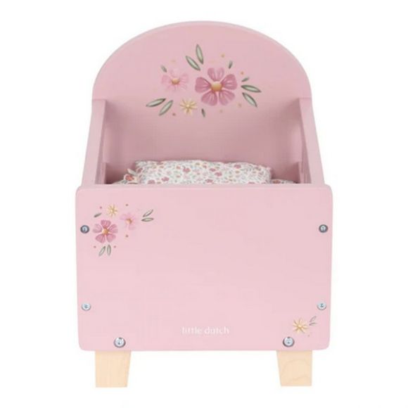 Ξύλινο κρεβατάκι Little Dutch για κούκλες FSC στο Bebe Maison