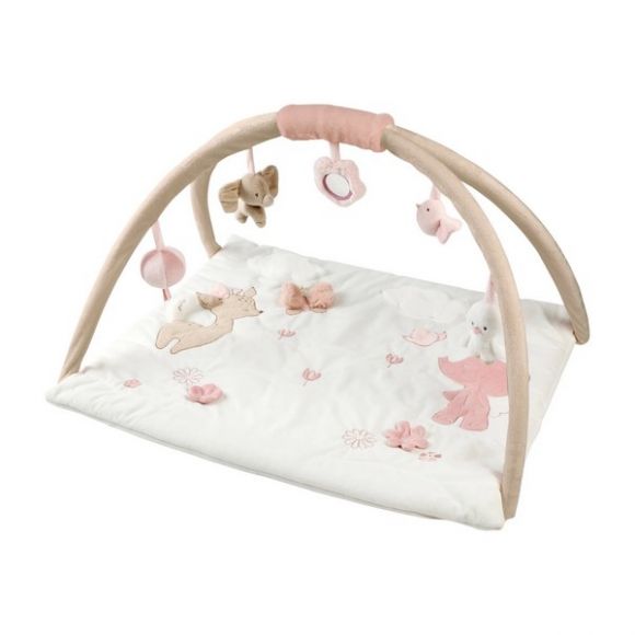 Βρεφικό στρωματάκι δραστηριοτήτων Nattou με γυμναστήριο - ορθογώνιο Λευκό στο Bebe Maison