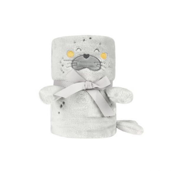 Κουβέρτα δώρου Kikka Boo με 3D κέντημα Seally Me στο Bebe Maison