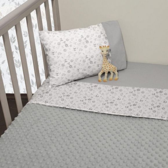 Κουβέρτα κούνιας Sophie La Girafe Minky κοτλέ διπλής όψης σχέδιο 507 στο Bebe Maison