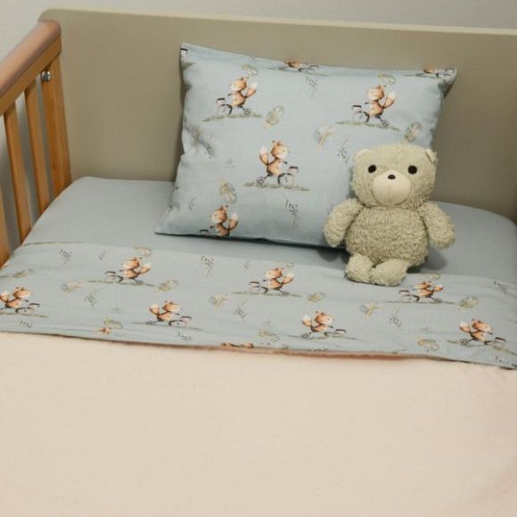 Κουβέρτα κούνιας Oliver Μinky διπλής όψης σχέδιο 429 στο Bebe Maison