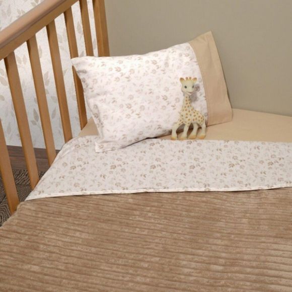 Κουβέρτα κούνιας Sophie La Girafe Minky κοτλέ διπλής όψης σχέδιο 506 στο Bebe Maison