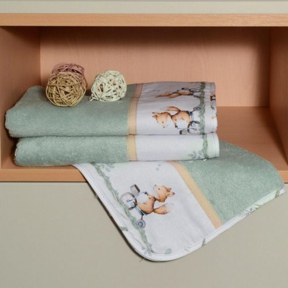 Σετ πετσέτες 2τμχ Baby Oliver σχέδιο 423 στο Bebe Maison