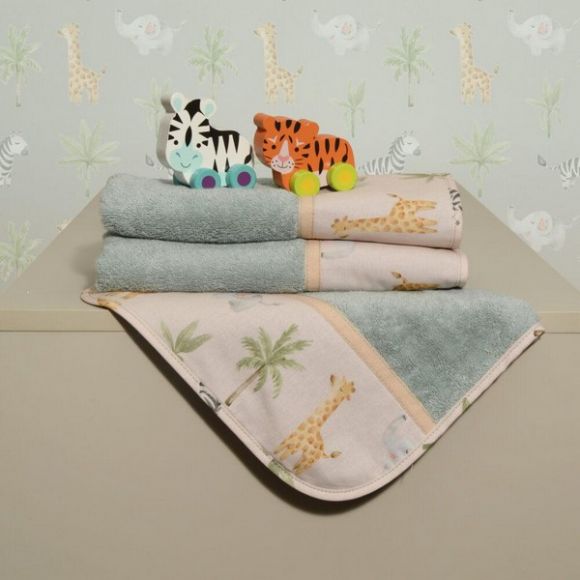 Σετ πετσέτες 2τμχ Baby Oliver σχέδιο 425 στο Bebe Maison