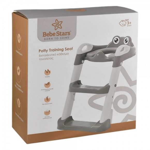 Κάθισμα τουαλέτας Bebe Stars  με σκαλοπάτια Frog Green στο Bebe Maison