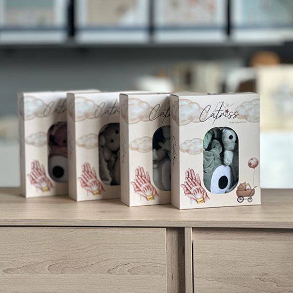 Σετ δώρου 3 τμχ Catriss rose στο Bebe Maison