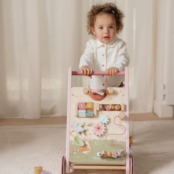 Ξύλινη περπατήστρα δραστηριοτήτων Little Dutch Fairy Garden στο Bebe Maison