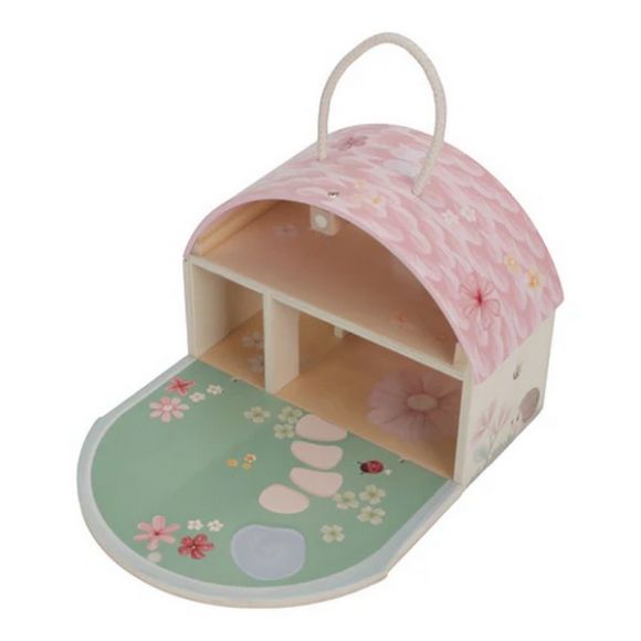 Ξύλινo φορητό κουκλόσπιτο Little Dutch Fairy Garden στο Bebe Maison