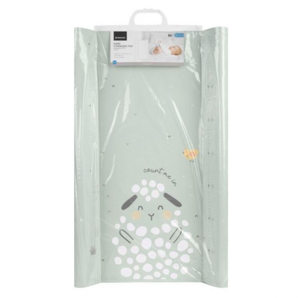 Αδιάβροχη αλλαξιέρα με PVC και σκληρή βάση στήριξης  Kikka Boo 50x80εκ. Sleepy Sheep στο Bebe Maison
