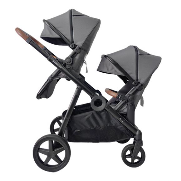 Βρεφικό καρότσι διδύμων Kikka Boo Go2 γκρι στο Bebe Maison