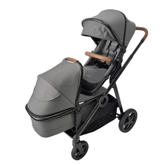 Βρεφικό καρότσι διδύμων Kikka Boo Go2 γκρι στο Bebe Maison