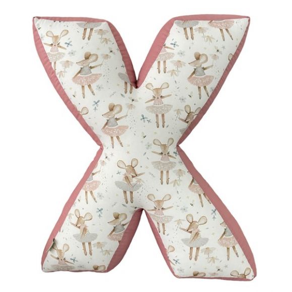 Διακοσμητικό μαξιλάρι Catriss  μονόγραμμα 45εκ Rose Dream στο Bebe Maison