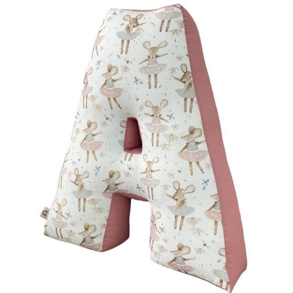 Διακοσμητικό μαξιλάρι Catriss  μονόγραμμα 45εκ Rose Dream στο Bebe Maison