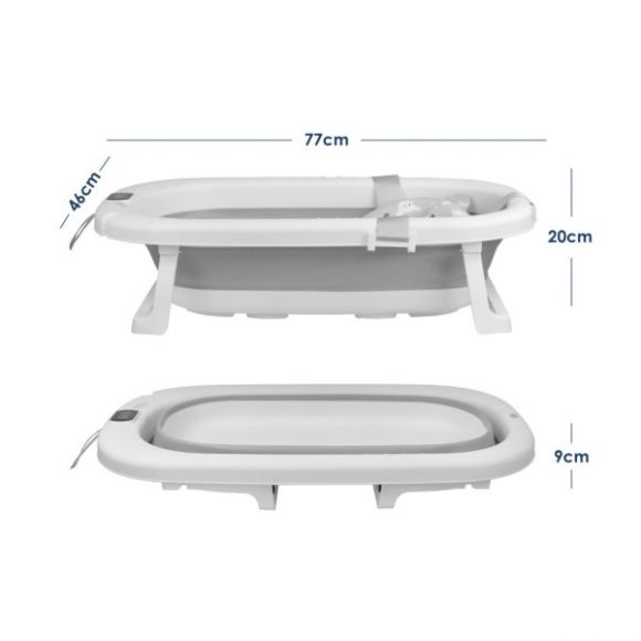 Σετ πτυσσόμενη μπανιέρα Bebe Stars Foldy με θερμόμετρο led στο Bebe Maison