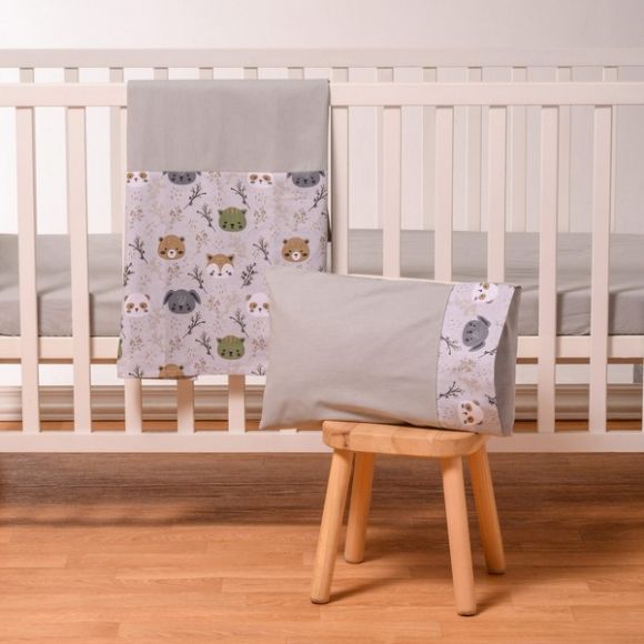 Σετ σεντόνια κούνιας Abo Flower Forest 3τμχ στο Bebe Maison