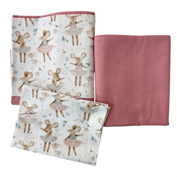 Σετ σεντόνια κούνιας Catriss Rose Dream στο Bebe Maison