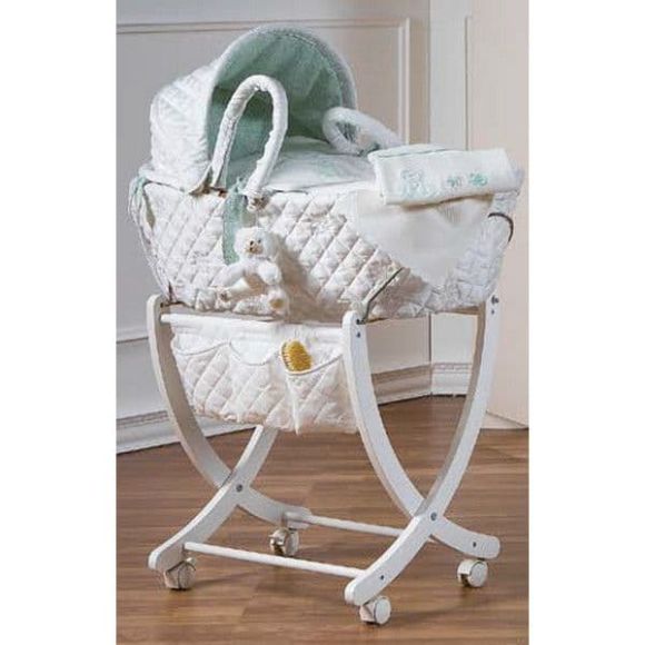 Picci hooded basket from the collectible series Dili Best Mousse Mint Green στο Bebe Maison