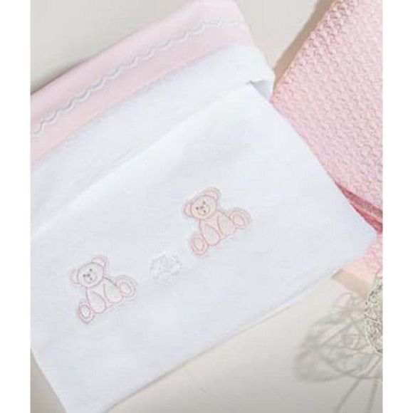 Fleece Picci hug blanket from the collectible series Dili Best Mousse Pink Plan στο Bebe Maison