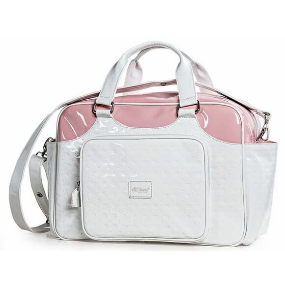 Τσάντα αλλαξιέρα Picci από τη συλλεκτική σειρά Dili Best "Candy white/pink" στο Bebe Maison