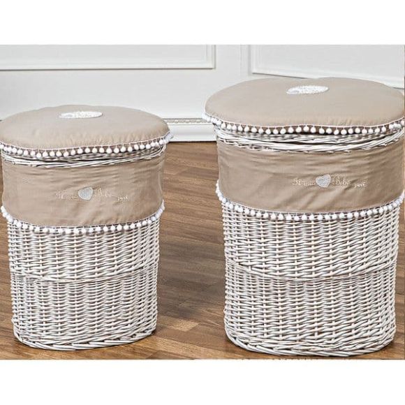 Set Oval Wicker Baskets 2pcs στο Bebe Maison