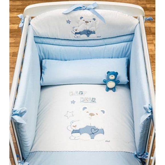 Dowry set Picci 3pcs Mami "Baby Bear" Blue στο Bebe Maison