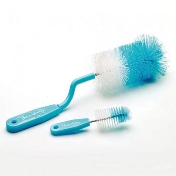 Double brush for Thermobaby blue baby bottle στο Bebe Maison