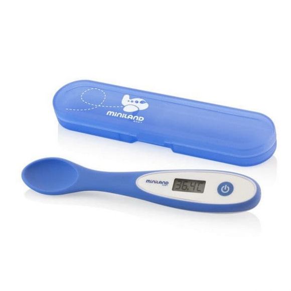 Κουτάλι Miniland Thermospoon blue στο Bebe Maison