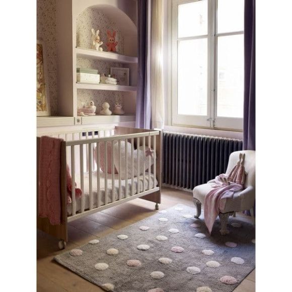 Παιδικό χαλί Lorena Canals  C-TT-1 Topos Tricolor Grey Pink 120x160 στο Bebe Maison