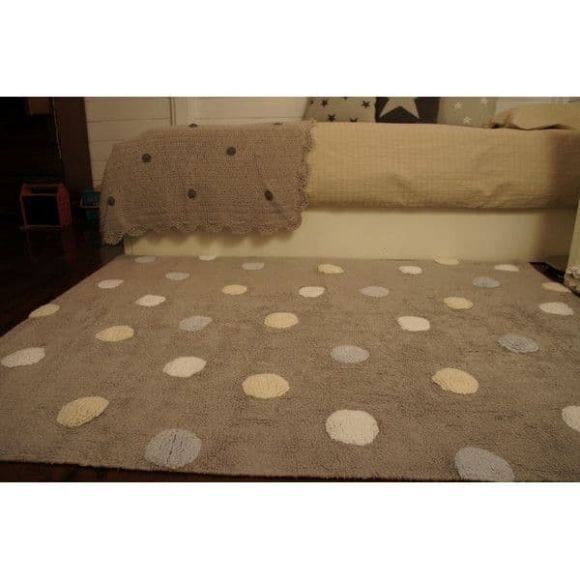 Children's carpet lorena canals C-TT-2 Topos Tricolor Gray Blue 120x160 στο Bebe Maison