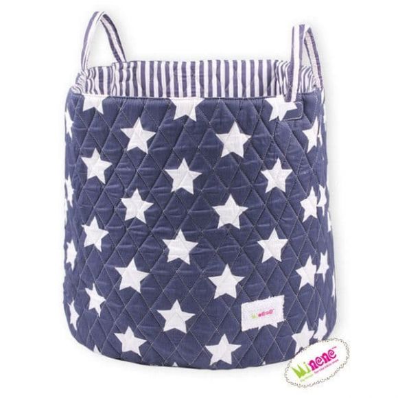 Minene basket blue stars 1240 στο Bebe Maison