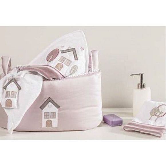 Picci Bathroom Set from the Dili Best Collective Series Urban Smile Pink στο Bebe Maison