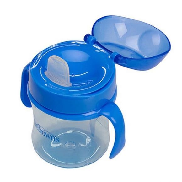 Cup with soft mouths drum 180ml blue στο Bebe Maison