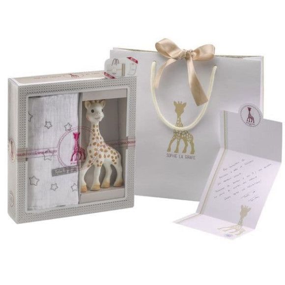 Sophie la girafe Σετ δώρου με μουσελίνα στο Bebe Maison