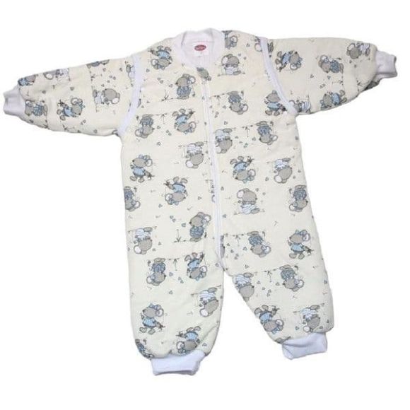 Sleeping bag tender open legs and detachable sleeves 2009 blue στο Bebe Maison