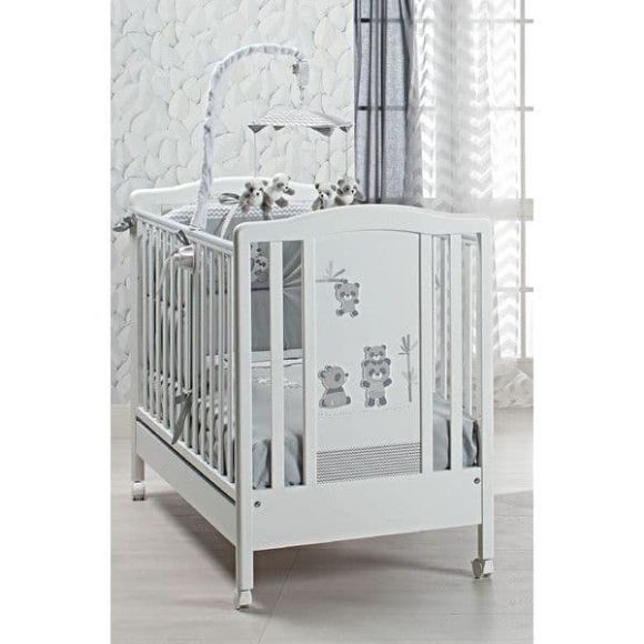 Βρεφικό κρεβάτι Picci σχέδιο Bobo Lux grey στο Bebe Maison