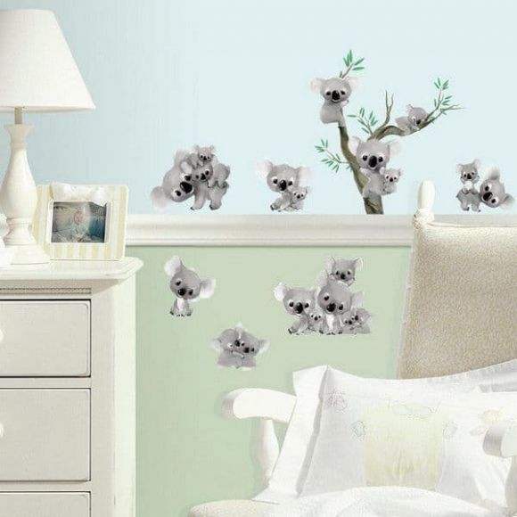 Αυτοκόλλητα τοίχου Roommates Koalas RMK2867SCS στο Bebe Maison
