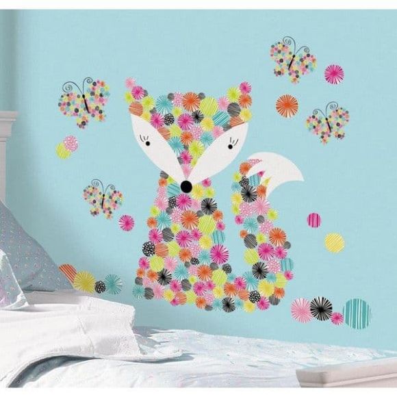 Αυτοκόλλητα τοίχου Roommates Prismatic Fox RM2758GM στο Bebe Maison