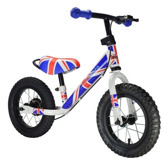 Kiddimoto: Ποδήλατο ισορροπίας SUPER JUNIOR MAX Union Jack στο Bebe Maison