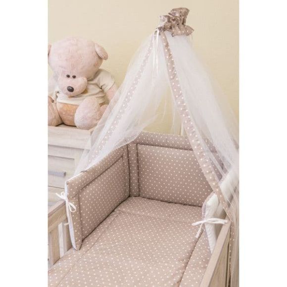 Σετ προίκας Bebe Maison σχέδιο Pois beige στο Bebe Maison