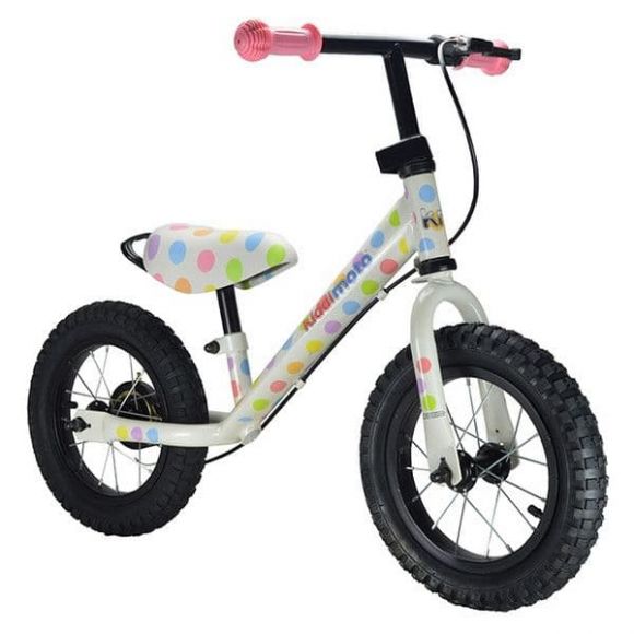 Kiddimoto: Ποδήλατο ισορροπίας SUPER JUNIOR MAX Pastel Dotty στο Bebe Maison