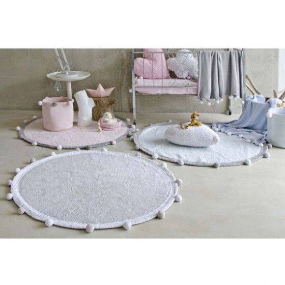 Children&#39;s carpet Lorena Canals Bubbly gray 120cm. diameter στο Bebe Maison