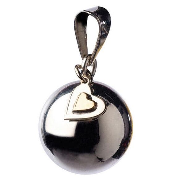 Music Pregnancy Music Bola color Silver Small Heart στο Bebe Maison