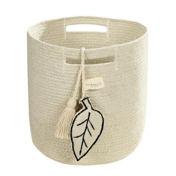 Lorena Canals Leaf natural storage basket στο Bebe Maison