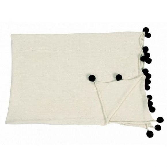 Lorena canals blanket bubbly natural black στο Bebe Maison