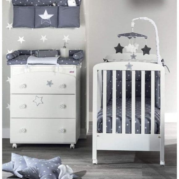 Complete baby room Picci design Stella grigio στο Bebe Maison