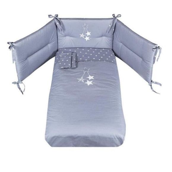 Dowry set Picci 3pcs Stella Grigio στο Bebe Maison